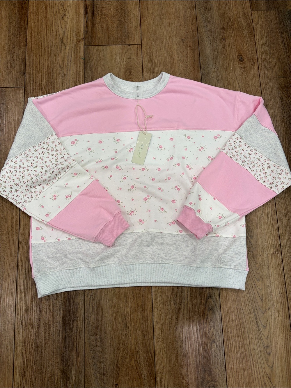 Alter’d State Mixed Bloom Pullover | size small | NWT